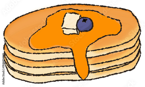 hand drawn vector illustration of bread