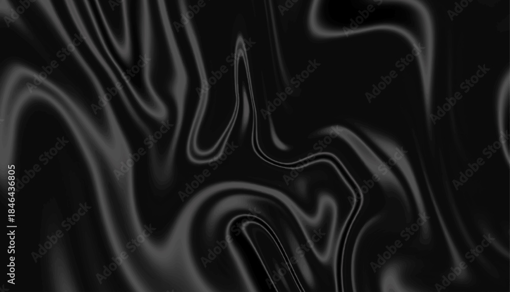 Obraz premium Black Fluid Abstract Texture