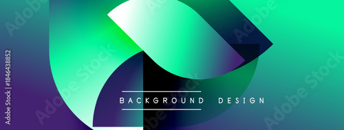 Abstract gradient design. Vibrant colors blend, creating dynamic visual effect. Modern background suitable for various projects.