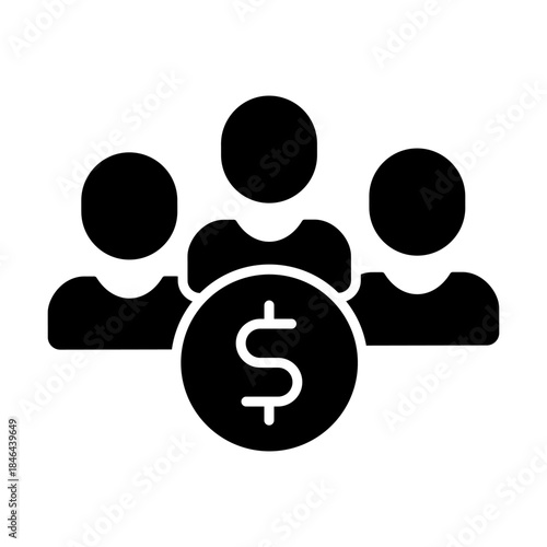 Profitable business icon vector. Business Illustration sign. Business team symbol or logo.