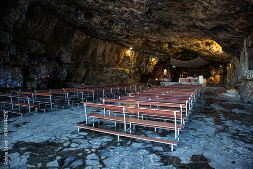 The sanctuary of Madonna della Cornabusa in Imagna Valley