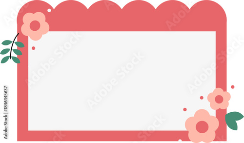 Colorful blank sticky notes with flower and leaves. Collection of colorful blank paper shapes, memo stickers, reminder labels, and message banners.