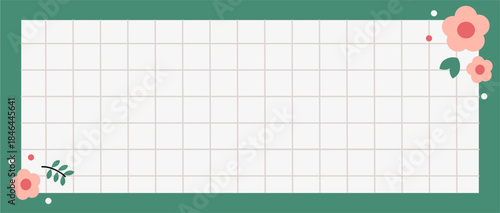 Colorful blank sticky notes with flower and leaves. Collection of colorful blank paper shapes, memo stickers, reminder labels, and message banners.