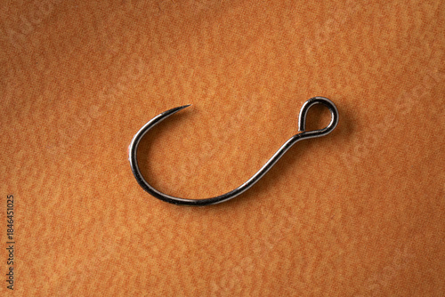 Barbless Fishing Hook on Human Skin, Catch and Release Sport Fishing Concept