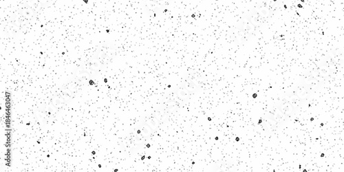 black and white paint on distressed overlay texture grass on ground vector. Terrazzo tiles mosaic pattern.