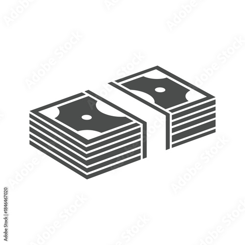 Stacks of banknotes