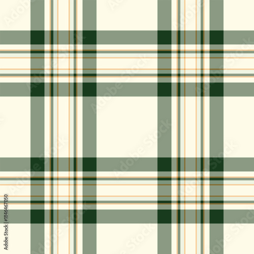 Overlayed fabric vector seamless, oktoberfest tartan textile plaid. Linen background check pattern texture in pastel and orange colors.