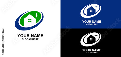 Logos für Haus und Grundstück: Haus-Icons