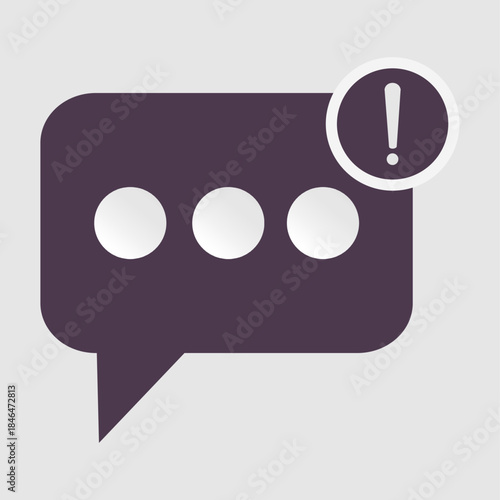 Chat Alert Message  icon (not sending)