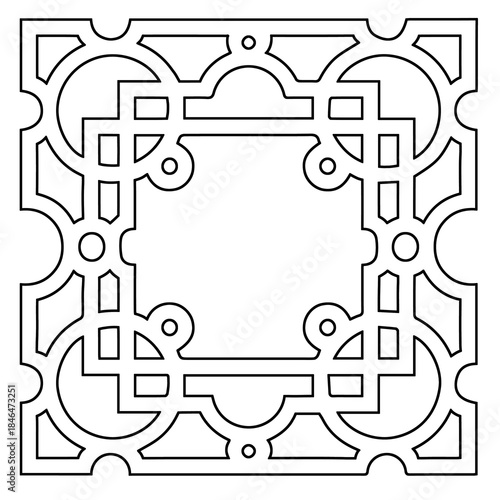 vector illustration of an abstract seamless pattern