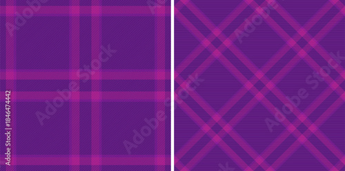 Textile background tartan of plaid fabric vector with a seamless pattern texture check. Set in dark colors. Picture frame ideas.