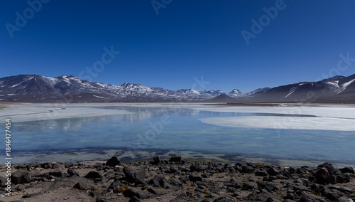 The Laguna Blanca in Bolivia