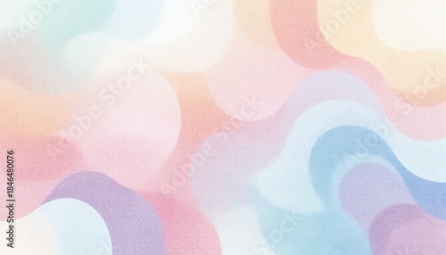 Soft Pastel Wave Backdrop Perfect for Celebrations, Presentations, and Gentle Themes
