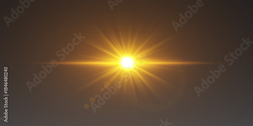 Golden glowing stars with sparkling particles.