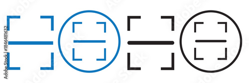 QR code collection isolated on symbol, contrast, black and white QR code centered on a plain white background, mobile phone. EPS 10 