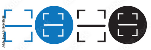 QR code collection isolated on symbol, contrast, black and white QR code centered on a plain white background, mobile phone. EPS 10 
