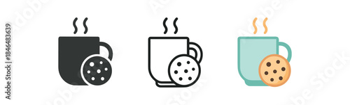 evening routine cup of warm milk and cookies