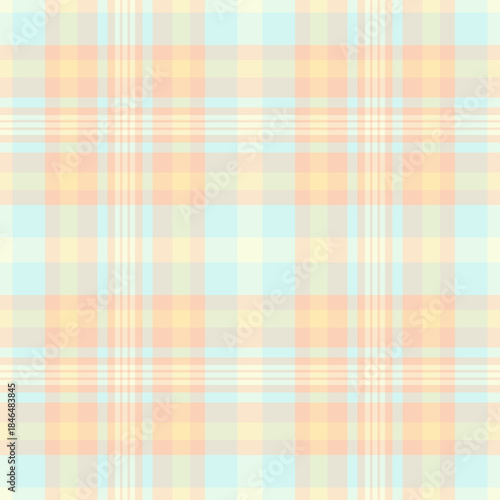 Uk plaid fabric pattern, nostalgia seamless vector check. Sketch texture background textile tartan in light and white colors.