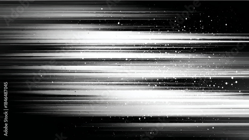 Dynamic light trails in motion Vector, illustration