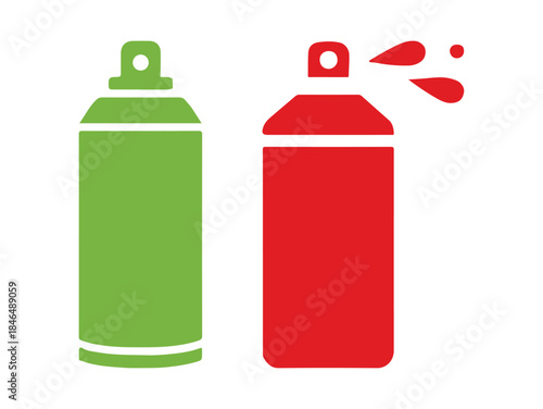 Silhouette of a spray bottle icon.