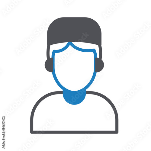 Muslim Boy Vector icon which can easily modify or edit