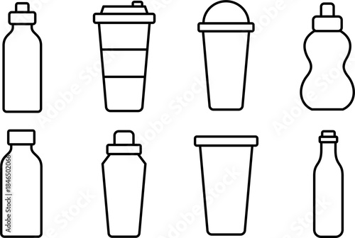 drinking bottle icon. transparent background png