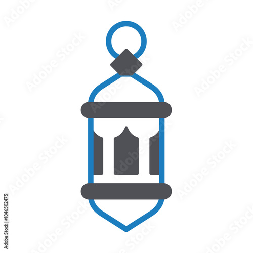 Antique Lamp Vector icon which can easily modify or edit