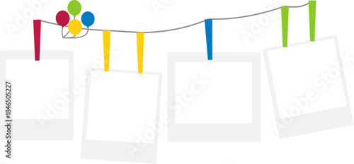 Birthday Frame With Balloons