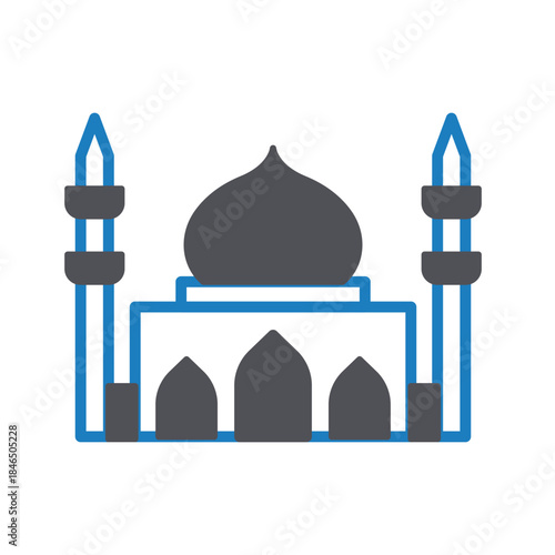 Mosque Vector icon which can easily modify or edit