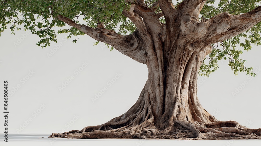 Obraz premium Majestic Tree Trunk Close-Up 