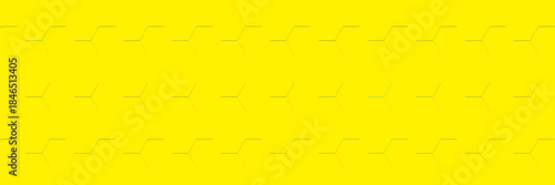 Cute honeycomb pattern with hexagon cells and yellow texture. Beehive and comb background. Flat vector illustration