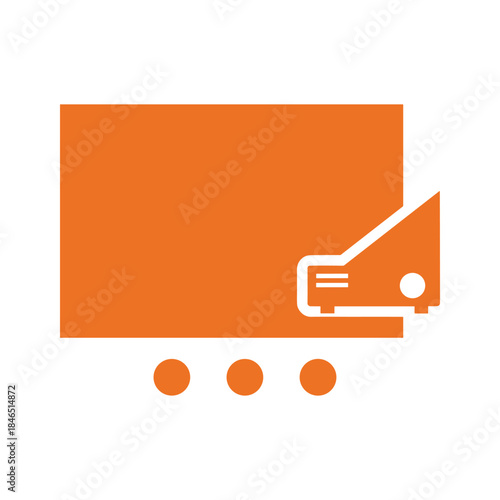 Concrete Mixer Truck Icon