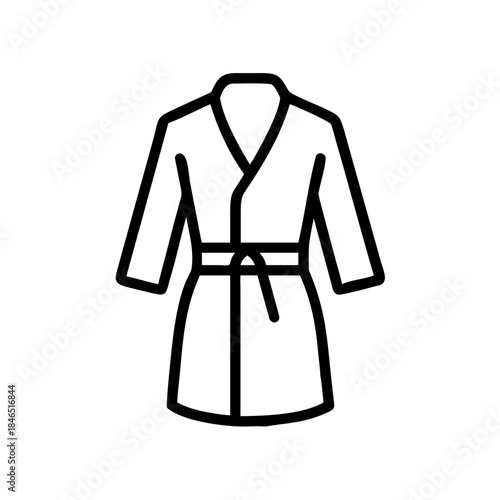 Bathroom  bathrobe icon transparent background