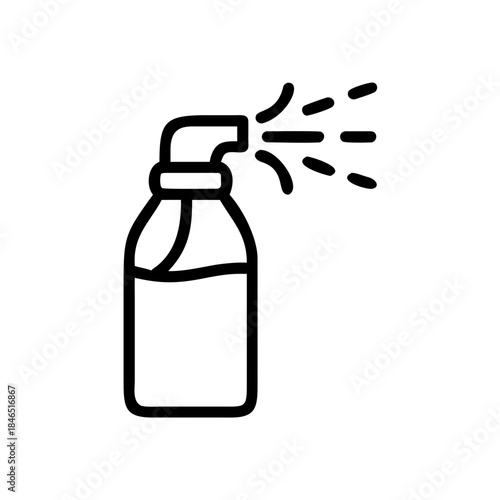 Bathroom air freshener spray icon transparent background