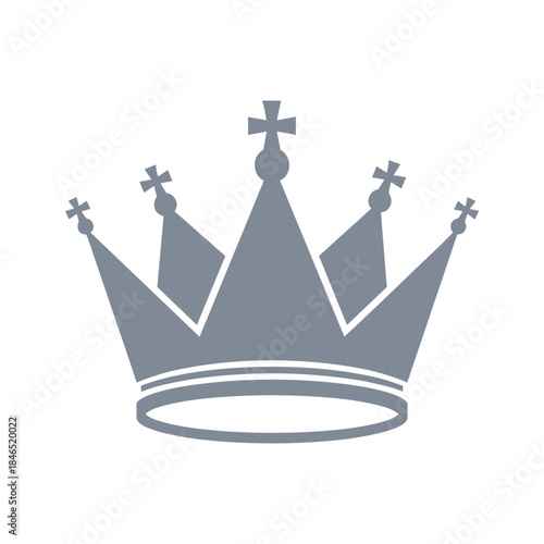 Gray Crown Icon