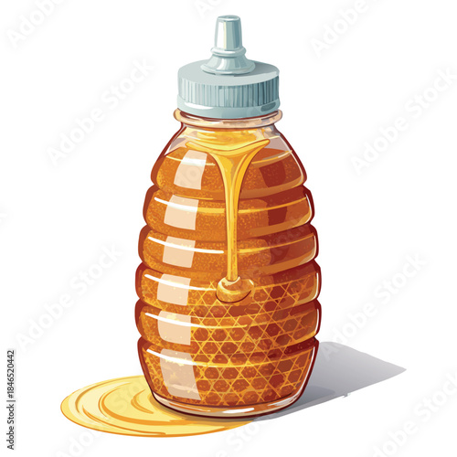 Realistic     Honey Bottle Wi