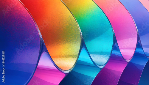 Elegant Blue Abstract Gradient Waves