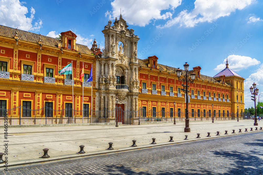 Obraz premium Palacio de San Telmo, Seville, Spain