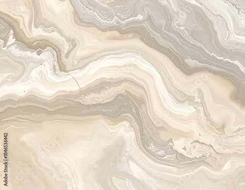 Wallpaper Mural Soft, flowing abstract composition with swirled light and neutral tones Torontodigital.ca