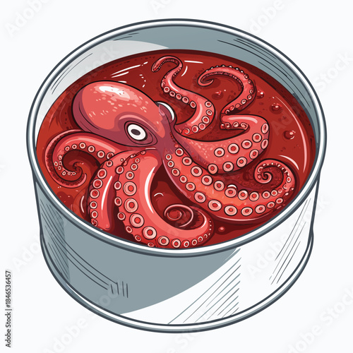 Realistic    Canned Baby Octop