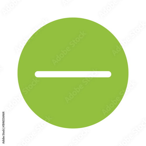Green circle minus icon