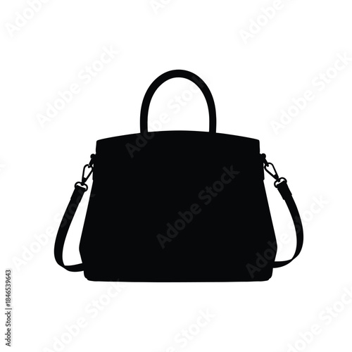 Black handbag silhouette