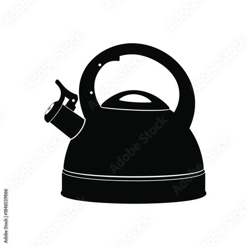 Black tea kettle icon