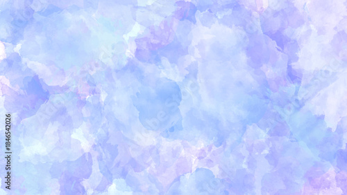 Sky pattern with snow. Vibrant Colorfull watercolour paper texture background. Abstract template for flyers, cards, poster, cover or design interior.