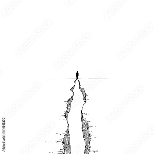 Silhouette meditation illustration black and white drawing spiritual zen mindfulness art minimalist design 100