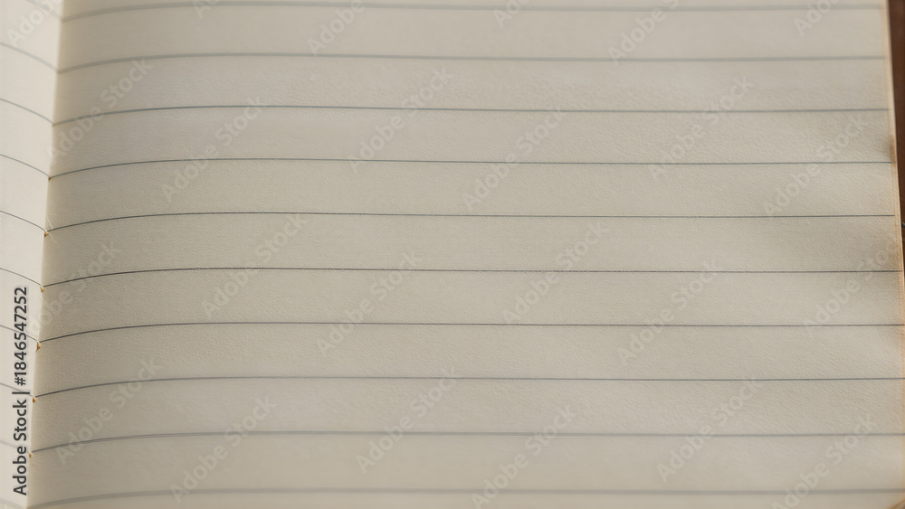 Naklejka premium Aged Notebook Page Close-Up