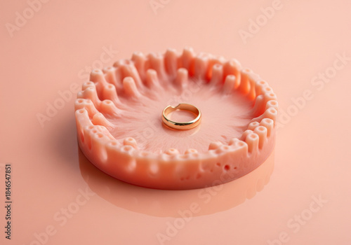 Coral Inspired Jewelry Dish for Rings and Small Accessories