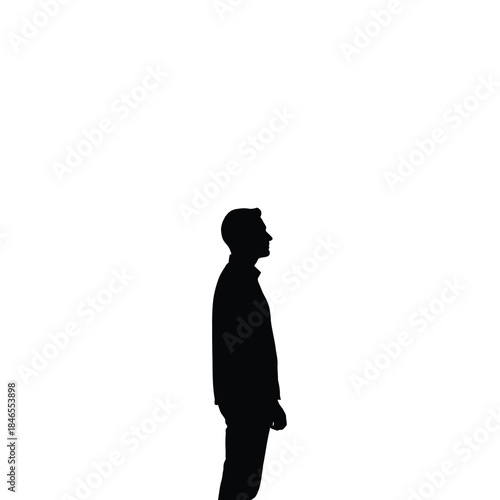 Silhouette of a man
