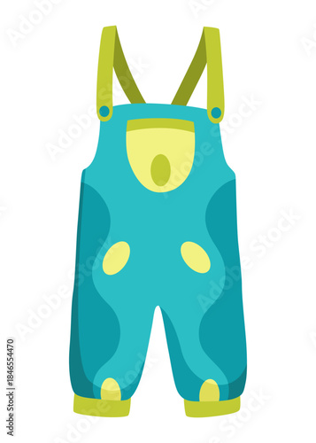 Organic cotton play jumpsuit, Durable baby overalls crafted from natural organic cotton fabric, Perfect for energetic outdoor exploration with resilient reinforced knee