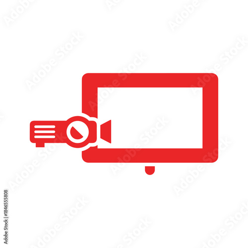 Projector and Screen Icon